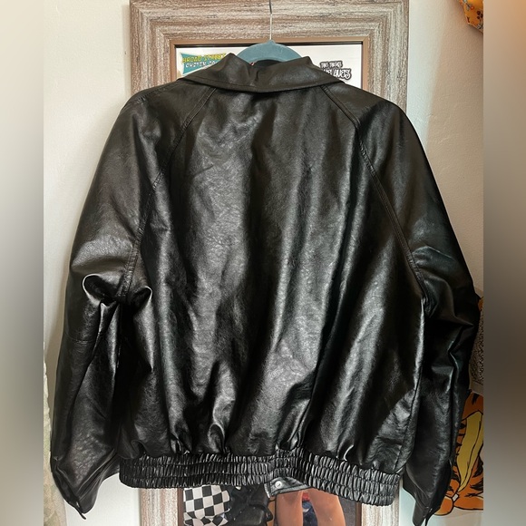Cider faux leather zipper jacket new with tags size small - Picture 2 of 3